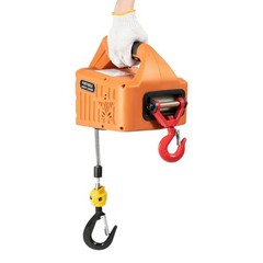 Electric Hoist Winch, 440 lbs Capacity, 1500W, Wireless Remote, 16 ft/min, 3in1