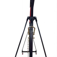 AGT Portable Gantry Crane 1000 lbs Capacity Adjustable 94-144 in Heavy Frame