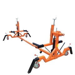 Car Rotisserie 3968lb Load 134-240inch Extendable Length Auto Car Body Lift Res