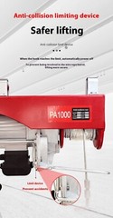 Mini Electric Hoist 110/220V Export Models Small Wire Rope Electric Winch Crane