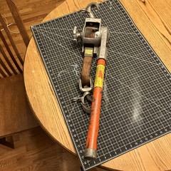 Chance Hoist 1 Ton Hot Stick Ratcheting Strap Hoist. Used / Working