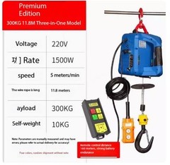 Electric Hoist 220V Small Crane for Domestic Use Compact Lifting Machine