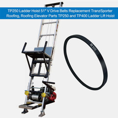 TP250 Ladder Elevator V-Drive Belt Size 51 Inches Replacement Tranzporter Roof,