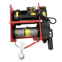 220V Electric Hoist Elevator Windlass Material Lifting Flat Towing 500-1000kg
