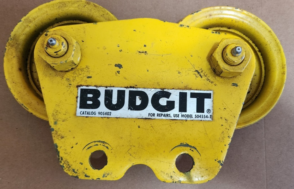 BUDGIT #905402 1 TON TROLLEY FOR STANDARD I-BEAMS