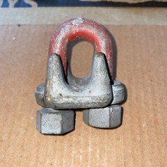 Vintage Genuine Crosby Wire Rope Clamp 5/8″ X 1 1/2″