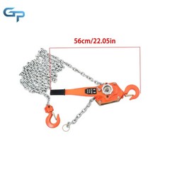 Wrench Hoist 6600lb Capacity 20ft Manual Lever Block Steel Chain Hoist G80 Chain
