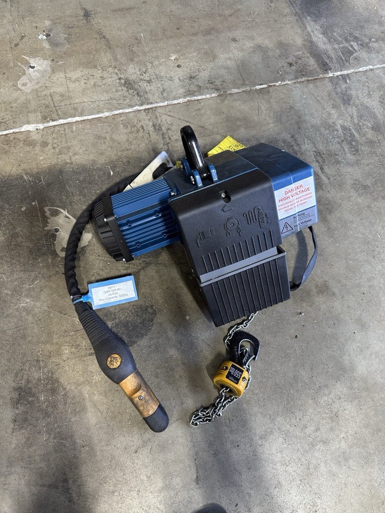Demag 550lbs Hoist DC- Pro 2 250 1/1 H5 V9.6/2.4 Used