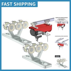Ultra-Strong 6 Wheel Hoist Trolley with Rollers – Perfect for Garage & Warehouse
