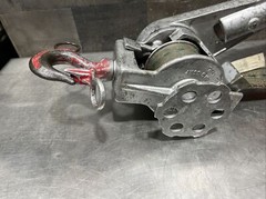 Chance Hoist 1 Ton Hot Stick Ratcheting Strap Hoist. Item ID #22. Used Surplus