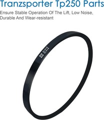 TP250 Ladder Elevator V-Drive Belt Size 51 Inches Replacement Tranzporter Roof,