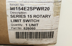 ⭐NEW⭐HUBBELL MI154E2SPWR20 GEARED ROTARY CRANE LIMIT SWITCH 20:1 2NO 2NC 🔴USA🔵