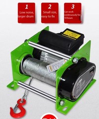 Quick-Lifting Electric Hoist 220V Wireless Remote Control Home Use Crane