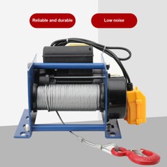 11m/min Electric Wire Rope Hoist 1000W micro electric winch set 200-400kg 30m