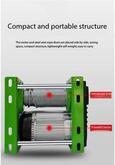 Winch Electric Hoist Small Household Wireless Remote-Controlled Crane 220/380V