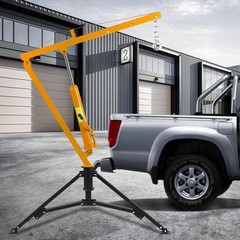 🔥Hydraulic Pickup Truck Crane, 1000 Lbs Capacity, 360°Swivel, Hitch Mounted Cra