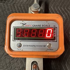 Zenith Heavy Duty Digital Crane Scale w/1″ LED Display