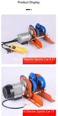 Electric Hoist And Trolley Set Mini For I Beam Home Use Small Lifting Crane