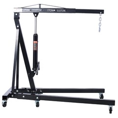 Heavy Duty 4000LBS Folding Engine Hoist Cherry Picker Shop Crane Hoist Lift