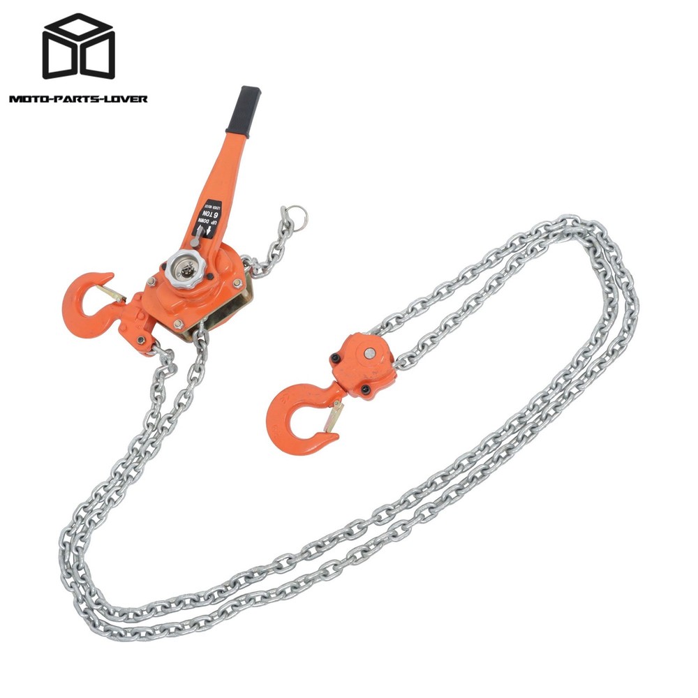 6T/13200LBS G80 Ratchet Hoist 10ft Lifter Alloy Steel Lever Block Chain Hoist