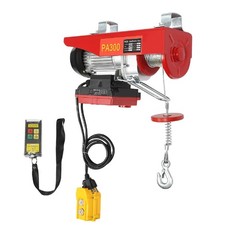 660LBS Electric Hoist with Wireless Controller and Slings 110V 650W 20-39 FT