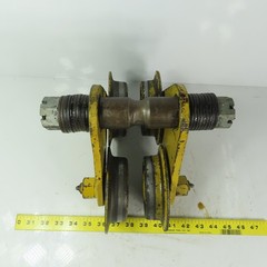 Budgit No. 82 Manual Push Pull Hoist Trolley 2″ To 4-3/4″ Flange 2000lb Capacity