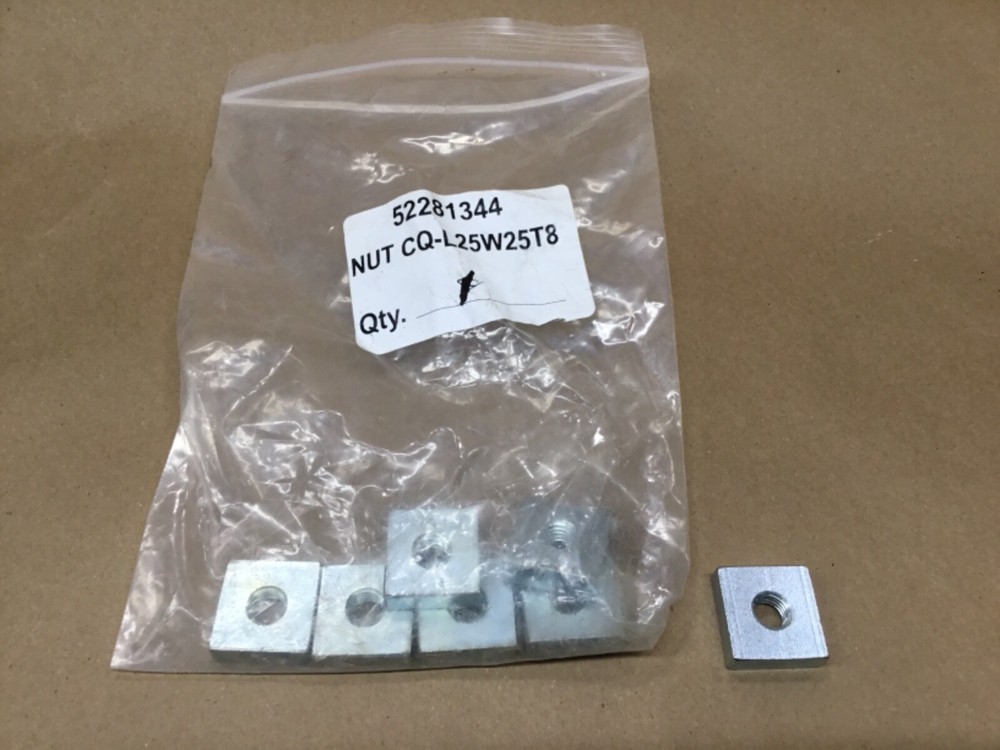 Lot Of 7 Kone Cranes 52281344 Replacement Square Nut Original Spare Part #21D51