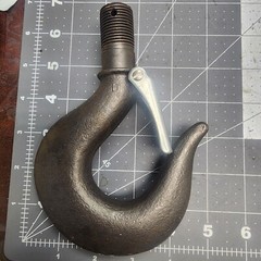 CM 40606 STEEL BOTTOM 3 TON HOOK FOR 4ZX63, 4ZX70, 4ZW68, 4ZW73, & 4ZW74 [B5B1]