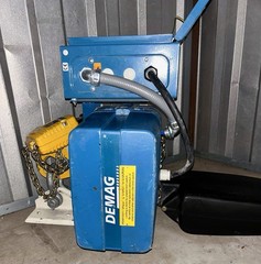 Demag Hoist DKUN 10-1000KV1, SWL 2/1 : 2500LBS, 3-PH, 4,82HP, 3380 RPM, 60 HZ