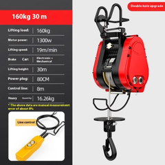 Remote Control Portable Suspension Hoist Winch Air Conditioner Lifting Crane