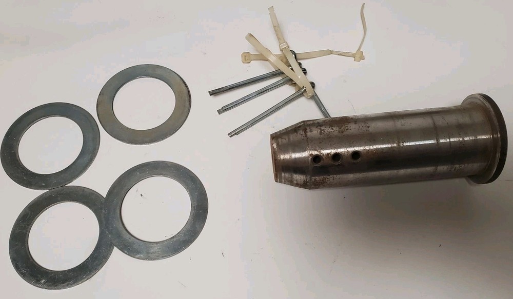 Crane Jib Pin 5lb 6″ x2″ x2″ w 4x 3″ Cotter Pin 4x 3″ Washer ? LOAD & A-2-B Co ?