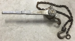 Chisholm- Moore Hoist Division Model B 1-1/2 Ton Made in U.S.A.