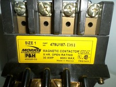 ⭐NEW⭐ P&H HARNISCHFEGER 479U187-D81 Size-1 CONTACTOR 30-Amp 600V 30A 479U114