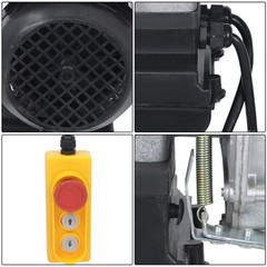 1350W 1760 LBS Lift Electric Hoist Winch for Factories, Warehouses, Construction