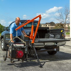 Elevate Outdoor Hydraulic Receiver Hitch Crane – 1,000 lb. Capacity