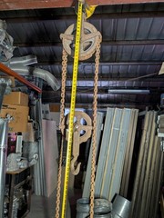 Vintage Blue Boy 1.5 Ton Direct Differential Chain Hoist Chisholm Moore Local Pk