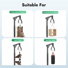 Hitch Mounted Deer Hoist 600lbs Capacity Hitch Game Hoist Adjustable Height
