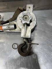Chance Hoist 1 Ton Hot Stick Ratcheting Strap Hoist. Our #17