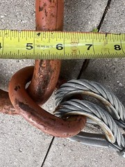 6 ft Crane Rigging Hoist Lift Sling Stainless Steel Cable Attachment Heavy Duty