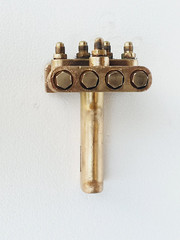 JD NEUHAUS Pneumatic Pendant Control for Hoist & Winch 4 Way, Brass # 1
