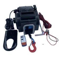 Electric Winch 12V Off-road Car 6500 Portable Marine Self-drive Tour Equipment