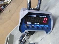 CASTON II DIGITAL CRANE HOIST SCALE 2THB 5000LBS X 2LBS 6VDC W/ CHARGER