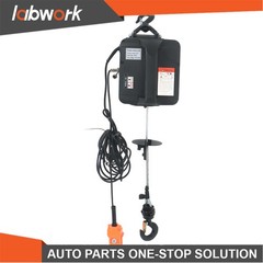 Labwork 3-in-1 Electric Hoist Winch Crane 1100LB Dual Remote Overload Safety