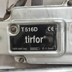 TRACTEL T516D GRIPHOIST TIRFOR 1600 KG 11.5MM MANUAL WIRE ROPE HOIST USED