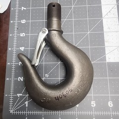 CM 40606 STEEL BOTTOM 3 TON HOOK FOR 4ZX63, 4ZX70, 4ZW68, 4ZW73, & 4ZW74 [B5B1]