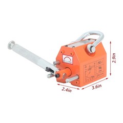 Magnetic Lifter Lifting Magnet 220 Lbs/100 kg 2.5 Safety Factor Neodymium Hoist