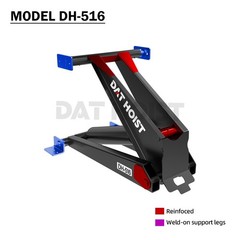 8 Ton Hydraulic Scissor Hoist for 10–14′ Dump Body | DH-516 Pro for Trailer