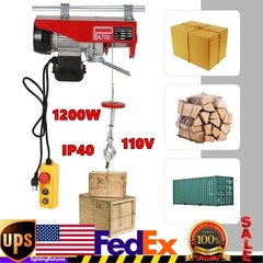 Electric Hoist Lifting Straps 350kg Load Capacity Overhead Hoist Crane W/ Remote