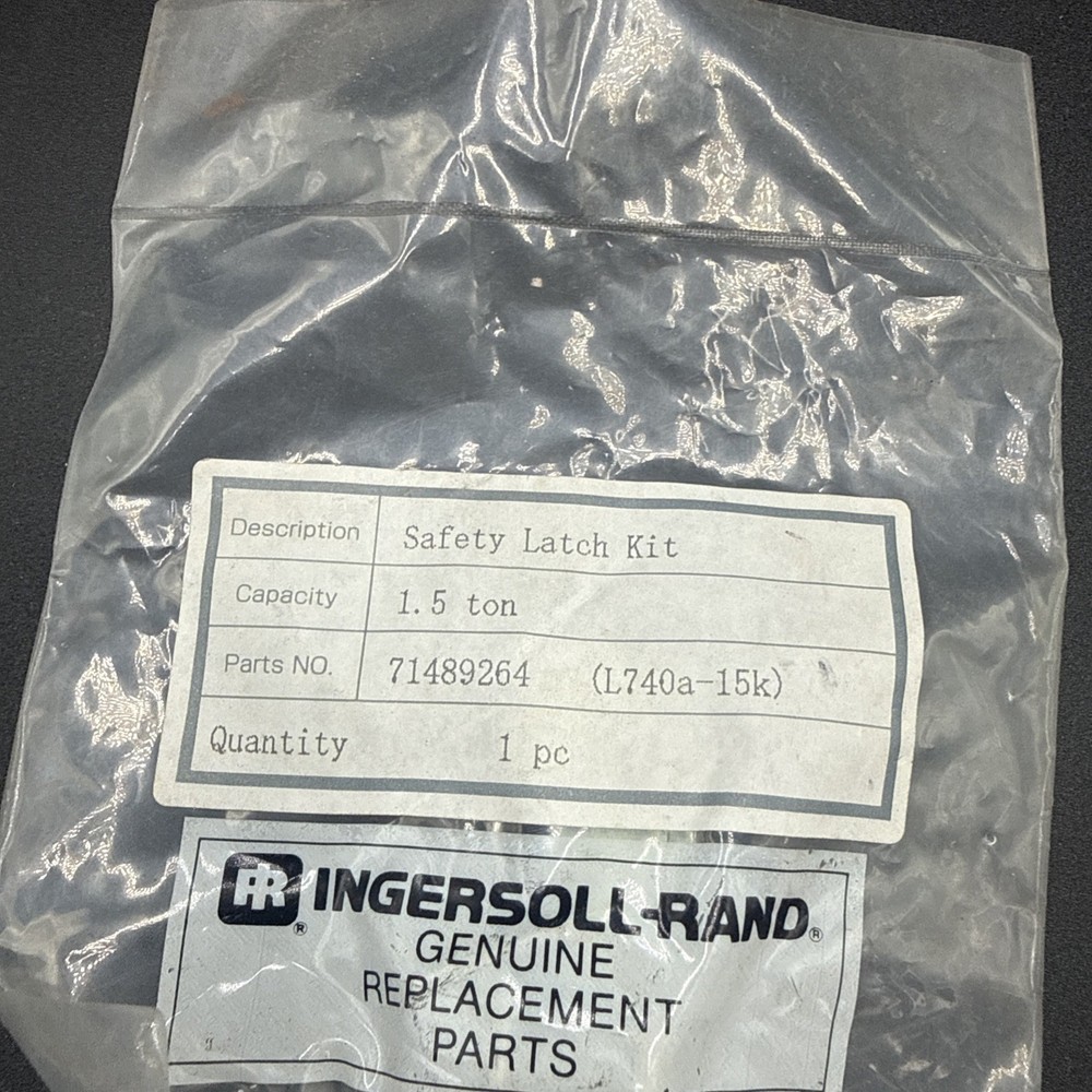 Ingersoll Rand Hook Latch Kit P/N 71489264 1.5 ton Hoists (L5H Series Hoists)