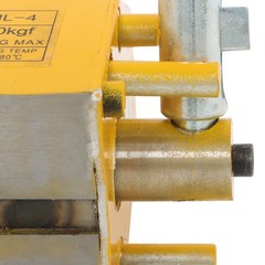 880 lbs/400 kg Lifting Capacity 2.5 Safety Factor Magnetic Lifter Tool Yellow
